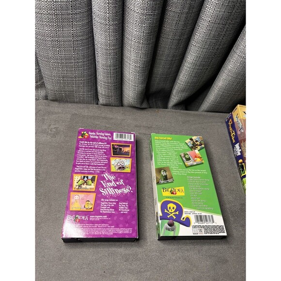 VeggieTales Series VCR VHS Tapes Lot Larry Boy Bob Madame Blueberry Silly Songs - Picture 4 of 10